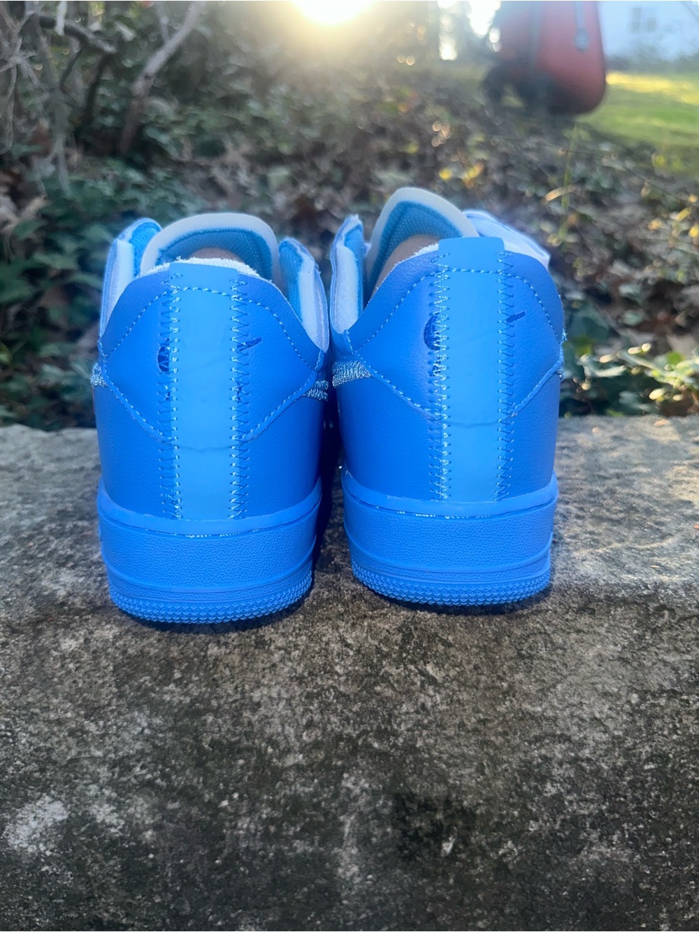 Men’s AF1 Off-White University Blue - Picture 5 of 9